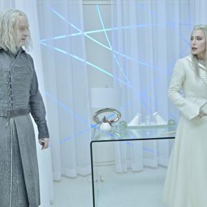 Still of Tony Curran and Jaime Murray in Defiance 2013