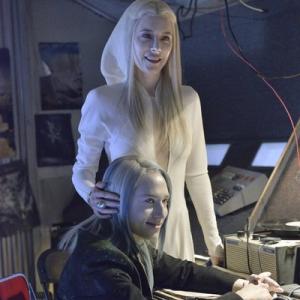 Still of Jaime Murray and Jesse Rath in Defiance 2013