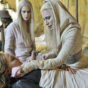 Still of Julie Benz and Jaime Murray in Defiance 2013