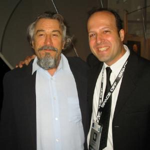Tino Franco & Robert De Niro in Tribeca Film Festival 2003