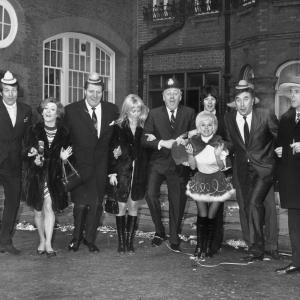 Tommy Cooper, Hughie Green, Frankie Howerd, Millicent Martin, Yutte Stensgaard, Eric Sykes and Barbara Windsor