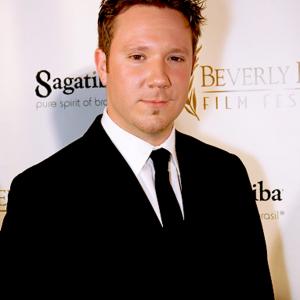 Brendan Gabriel Murphy on the red carpet at the Beverly Hills Film Festival for his awardwinning film SWERVE
