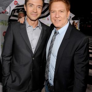Topher Grace and Ryan Kavanaugh at event of Take Me Home Tonight (2011)
