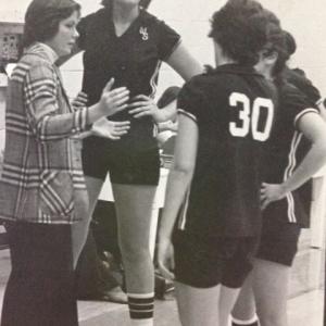 Kim Blacklock (Freshman)1975-76 William Smith Varsity Women's Basketball, Pat Genovese, Coach. Geneva, NY