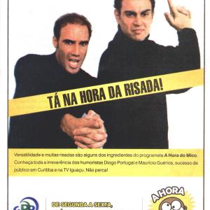 Newspaper clipping A hora do mico SBTTV Brazil 2005