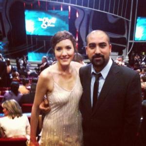 Miriam Ruiz Mateos and Jose Martn Rosete at the 27th Goya Awards