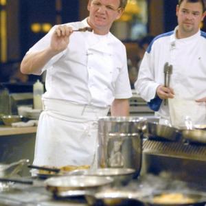 Still of Gordon Ramsay in Hells Kitchen 2005