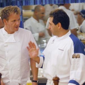 Still of Gordon Ramsay and Giovanni Filipponi in Hells Kitchen 2005