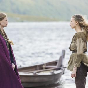 Still of Alyssa Sutherland and Gaia Weiss in Vikings 2013
