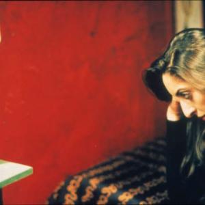 Ula Tabari as ADAN in the feature film Chronicle of a appearance by Elia Suleiman  1996