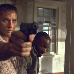 Still of Daniel Craig and Sebastien Foucan in Kazino Royale 2006