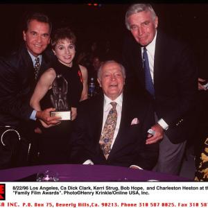 Charlton Heston Bob Hope Dick Clark and Kerri Strug