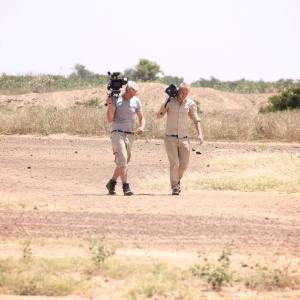 Producer Jonatan Jerichow and Photographer Preben Hjorth in Burkina Faso