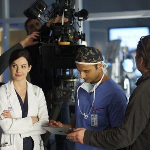 On set of Saving Hope