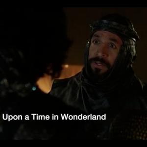 Naveen Andrews and Chad Riley as Jafars Guard in ABC's Once Upon a Time in Wonderland