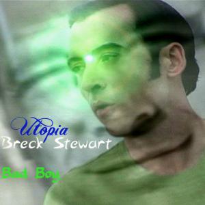 Still frame from the video Bad Boy featuring the song of the same name by Breck Stewart and taken from his movie/album Utopia.