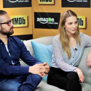 Jos Manuel Cravioto and Tina Ivlev at event of IMDb amp AIV Studio at Sundance 2015