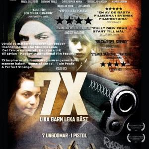 The film 7X  Seven Bullets Winning poster