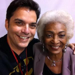 Hailing all fan frequencies Set a course for this STAR TREK fan is very excited!!!! That would be Lex Lang with Nichelle Nichols!!!