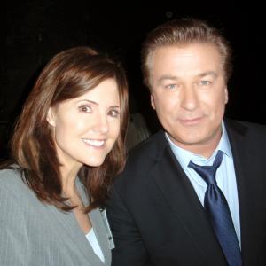On the set of 30 ROCK with Alec Baldwin