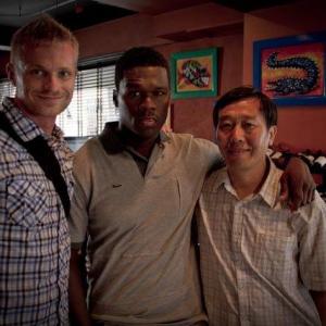 With Curtis and my WWL business partner Frank Yang