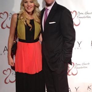 David Sheftell and Ashley Campbell at the 3rd Annual Kay Jewelers Open Heart Foundation Gala