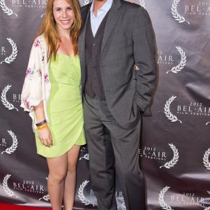 David Sheftell and Hallie Jordan at the Bel-Air Film Festival.