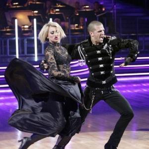 Still of Chelsea Kane and Mark Ballas in Dancing with the Stars 2005
