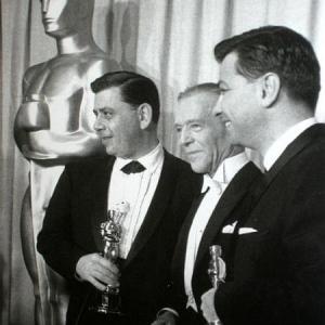 (L-R) Robert B. Sherman, Fred Astaire, Richard M. Sherman.