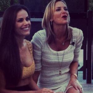 Gabriela Dias with CBS Miamis premiere Entertainment Reporter Lisa Petrillo