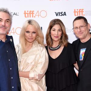 Pamela Anderson Naomi Klein Avi Lewis and Alfonso Cuaron at event of This Changes Everything 2015