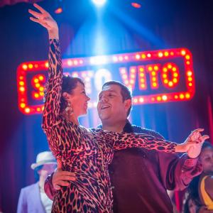 Still of Nick Frost and Olivia Colman in Cuban Fury (2014)