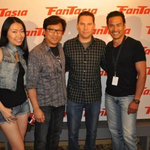 Jimmy at the Fantasia Film Festival 2013 with director Bryan Singer