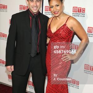 with Tracie Thoms at the MTC Gala honoring Daniel Sullivan