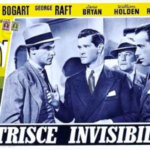 Humphrey Bogart, Joe Downing, Paul Kelly and Marc Lawrence in Invisible Stripes (1939)