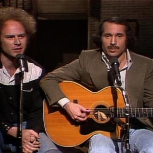 Still of Art Garfunkel and Paul Simon in Saturday Night Live 1975