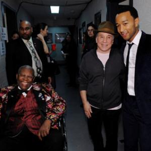 B.B. King, Paul Simon and John Legend