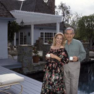 Tom Bosley and his wife Patricia Carr at home