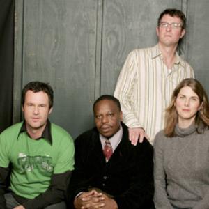 Charles Mudede, Jeffrey Brown and Alexis Ferris at event of Police Beat (2005)