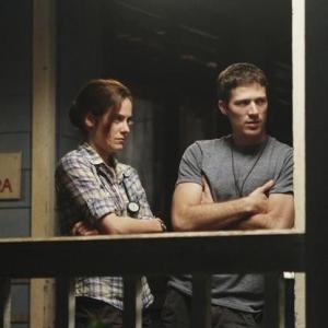 Still of Caroline Dhavernas and Zach Gilford in Off the Map 2011