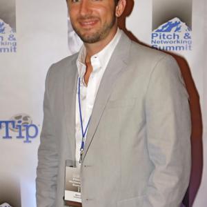 Producer Mark Hefti (Lumiere Media) attends the Ink Tip Pitch & Networking Summit in LA.