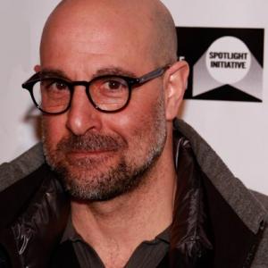 Actor Stanley Tucci of HUNGER GAMES and Executive Producer Heather R Holliday - Sundance