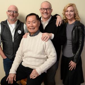 George Takei Jennifer M Kroot Bill Weber and Brad Takei at event of To Be Takei 2014