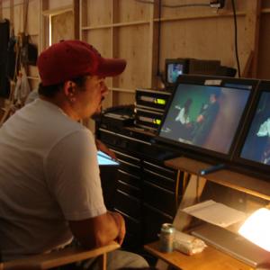 Director Angel M. Sepulveda in the set of his Directing debut 
