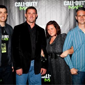 Glen A. Schofield, Will Staples and Bret Robbins at event of Call of Duty: Modern Warfare 3 (2011)