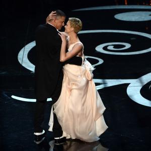Charlize Theron and Channing Tatum at event of The Oscars 2013