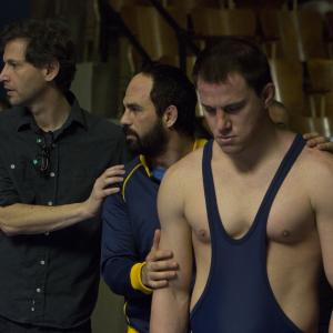 Bennett Miller Mark Ruffalo and Channing Tatum in Foxcatcher 2014