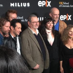 Ian Vernon on red carpet at Premiere of MILIUS documentary. Los Angeles 9/1/14