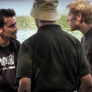 Max Casella Anthony Rapp and Chance Pinnell in Scaring the Fish 2008