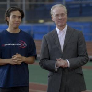 Still of Apolo Ohno and Tim Gunn in Project Runway 2004